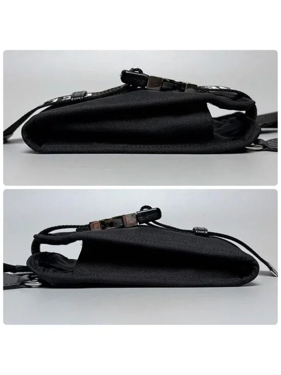 ★SOLD★ Celine Trekking Mobile Pouch Smartphone Shoulder Bag Black - Picture 4 of 10